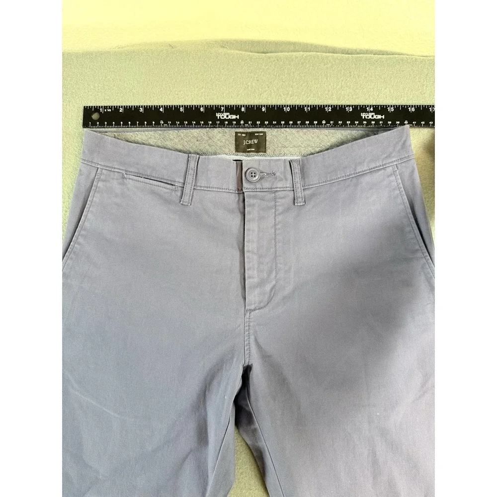 J.Crew 484 Slim Chino Pants Mens 29x32 Blue Slim Fit Stretch Business Casual